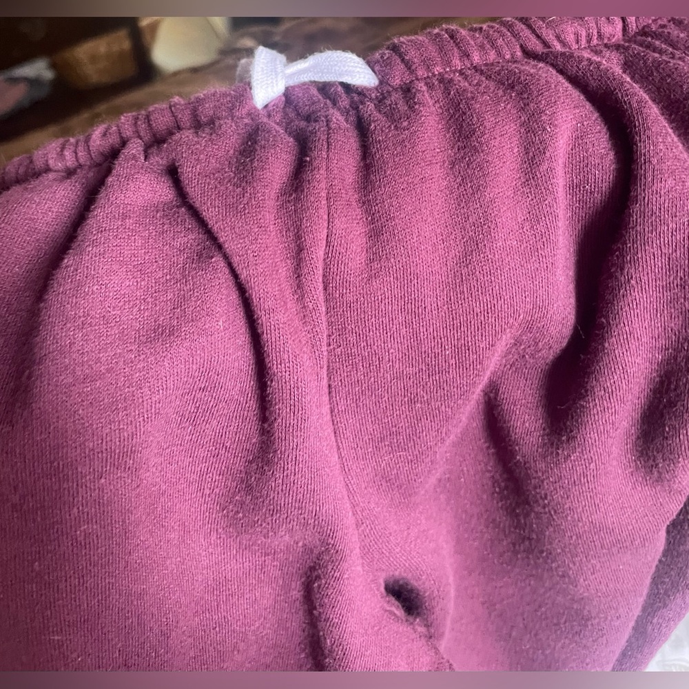 Victoria's Secret Cropped Sweat Pants with Drawstring - Picture 3 of 4